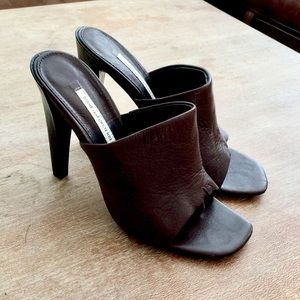 Diane Von Furstenberg Brown Mules